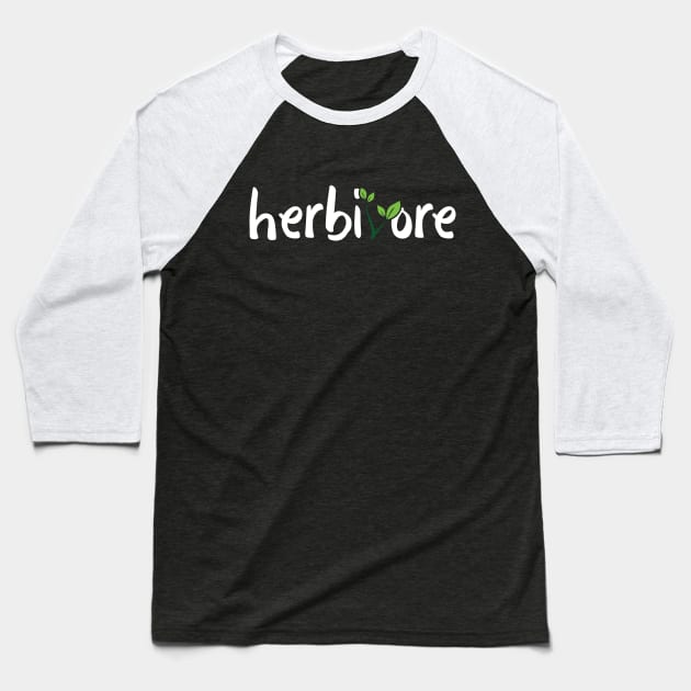 Herbivore - Vegan Baseball T-Shirt by KC Happy Shop